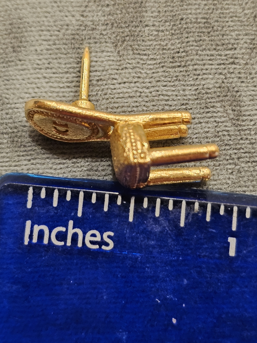 Dior Gold-tone Miniature Chair Brooch with CD Medallion - Picture 6 of 12